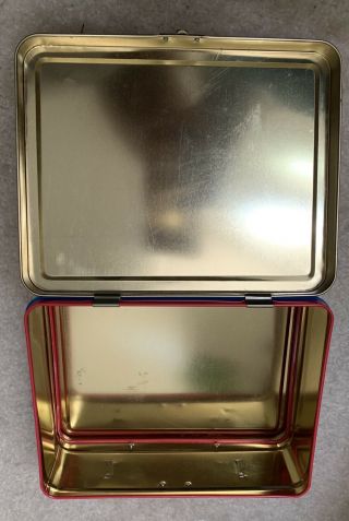 BAZOOKA BUBBLE GUM Collectible Metal Tin Lunch Box Topps Bazooka Joe 3