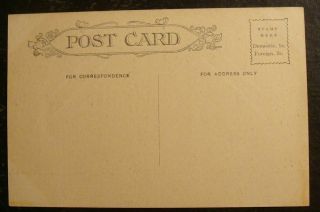 1910 POSTCARD - AVENUE OF LIVE OAKS,  THE HERMITAGE - SAVANNAH,  GA. 2