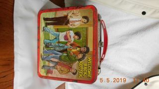 Vintage Aladdin 1977 Welcome Back Kotter,  metal lunch box.  Made in USA. 3