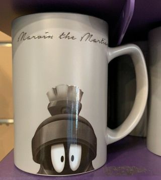 Six Flags Magic Mountain Looney Tunes Marvin The Martian Signature Coffee Mug