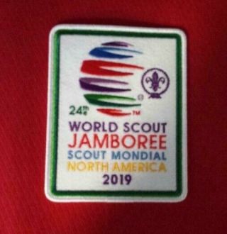2019 World Boy Scout Jamboree Jacket Rectangular Back Patch Emblem Wsj