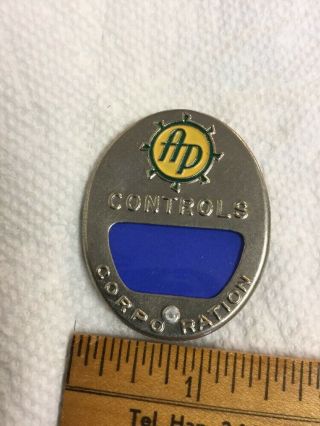 Antique Employee Badge Ap Controls Corp Milwaukee Valve Made By Whitehead & Hoag