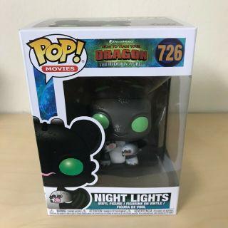 Funko Pop : How to Train Your Dragon : Set of 3 Baby Night Lights Figure On HAND 2