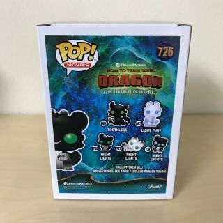 Funko Pop : How to Train Your Dragon : Set of 3 Baby Night Lights Figure On HAND 3
