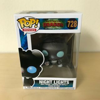 Funko Pop : How to Train Your Dragon : Set of 3 Baby Night Lights Figure On HAND 8