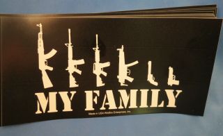 Of 20 Trump 2020 2nd Amendment My Gun Stick Family Ar15 Stickers