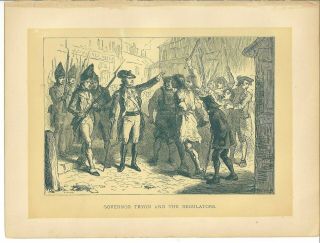 Revolutionary War: British General Tryon And The Regulators,  North Carolina