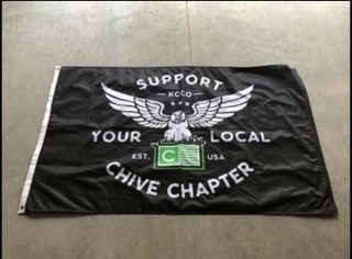 Support Your Local Chive Chapter 3x5 Flag
