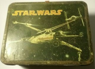 Vintage 1977 Star Wars Metal Lunch Box,  No Thermos