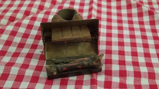 Boy Scout Vintage Hand Carved Wooden Fire Place Mantle Neckerchief Slide B.  S.  A.