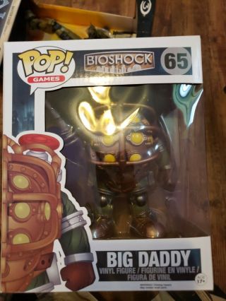 Funko Pop Bioshock Big Daddy 6 Inch Vinyl Figure