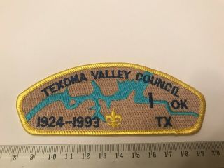 Texoma Valley Council Texas Oklahoma Sa6 1993 Campership Csp Boy Scouts Bsa