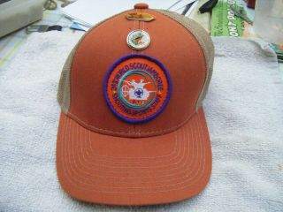 2019 World Scout Jamboree Shooting Sports Staff Hat With 2 Hat Pins
