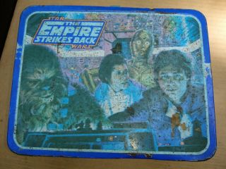 Star Wars Empire Strikes Back 1980 Vintage Lunchbox.  Please see pictures.  Great$ 2