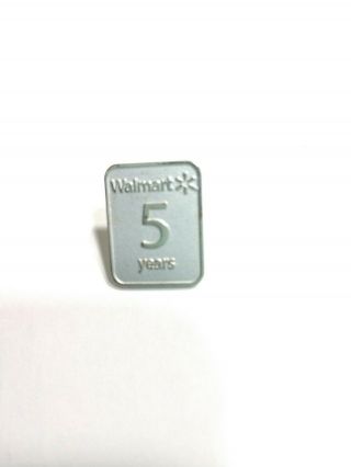 Walmart Employee Five 5 Years Anniversary Pin Pinback Brooch