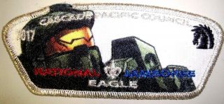Cascade Pacific Council Wa Oa 442 2017 Jamboree Flap Jsp Patch Halo Eagle Scout