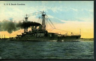 Naval Ships,  U.  S.  S.  South Carolina,  (341