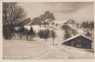 Switzerland 1932 Postcard Eggstock Stamped To Austria