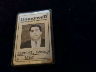 Vintage Honeywell Electronic Data Processing Employee Picture Name Badge