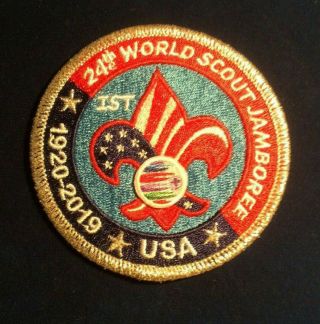 2019 24th World Scout Jamboree Usa Official Ist Contingent Patch