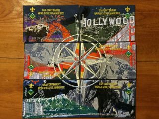 24th World Scout Jamboree Usa Contingent Hollywood Set [wsj342]