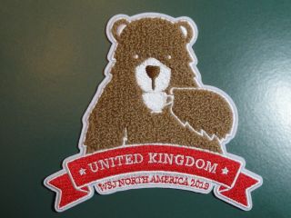 2019 World Jamboree United Kingdom Contingent Chenille Bear