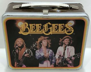Vintage Bee Gees Robin Gibb Lunch Box With Thermos