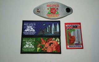 (4 - Diff),  2019 World Jamboree Patches,  (malaysia Contingent)