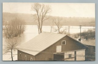 Flood Disaster—allegheny River Valley? Rppc Randolph York Estate Photo 1910s