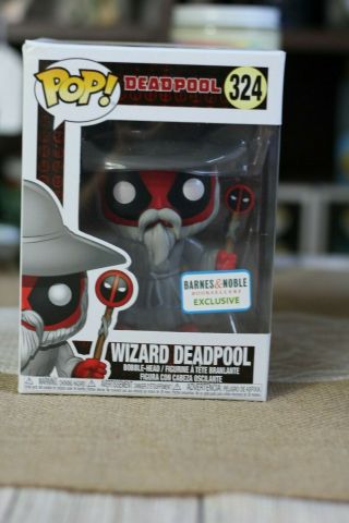 Funko Pop Barnes And Noble Wizard Deadpool