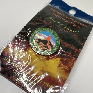 Hawaii Volcanoes National Park Erupting Lava Travel Souvenir Pin Lapel Tac