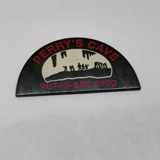 Perry’s Cave Put - In - Bay Ohio Travel Souvenir Pin Lapel Limestone