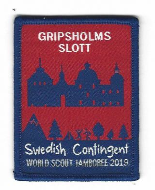2019 World Jamboree - Sweden Contingent - Gripsholms Slott Unit Badge