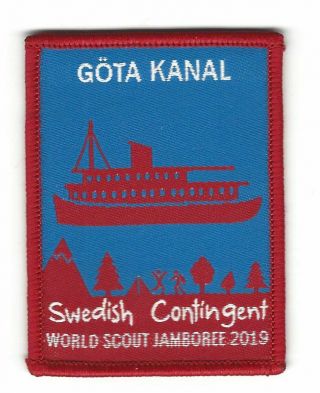 2019 World Jamboree - Sweden Contingent - Gota Kanal Unit Badge