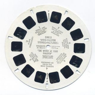 Dre - 2 Rare Demonstration Dr Viewmaster Reel The World At Your Fingertip