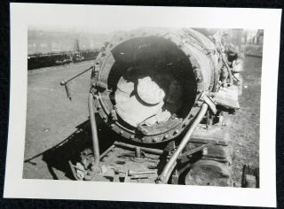 Vtg 1930s Railroad PHOTO Snapshots Denver Rio Grande Western 320 Wreck Crash 4
