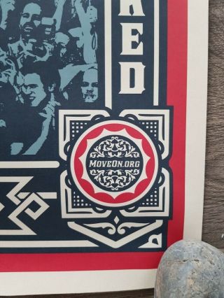 Shepard Fairey Barack Obama Poster “Yes We Did” November 4th 2008 24in x 36in 3