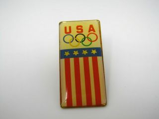 Vintage Collectible Pin: Usa Olympics Design