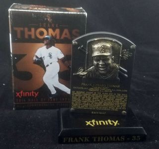 Frank Thomas Chicago White Sox Hall Of Fame Plaque Sga Xfinity Give Away