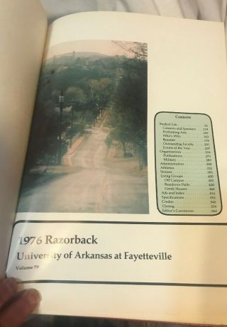 University of Arkansas Fayetteville Yearbook Annual The Razorback 2012 U of A 3