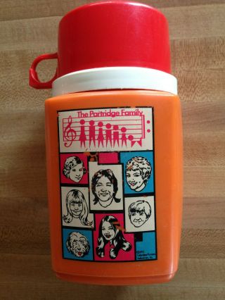 The Partridge Family Thermos 1973 Aladdin Lunch Box King Seeley David Cassidy