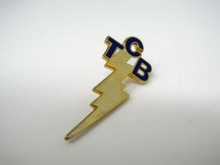 Tcb Lightning Bolt Pin Elvis Presley