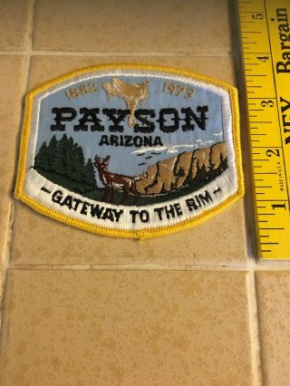 Payson Arizona Patch,  Gateway To The Rim,