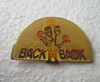 Los Angeles Lakers 1987 1988 Nba Champions Pin Badge