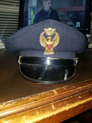 Vintage Obsolete Venice Italy Police Hat