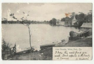Lake Osceola Winter Park Florida Usa 1905 U/b Postcard Us140