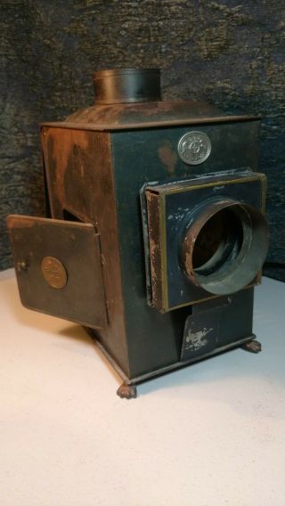 Vintage,  Magic Lantern,  Ernst Plank Slide Projector From The 1900’s