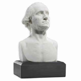 George Washington Bust Statue Sculpture Figure Great Americans
