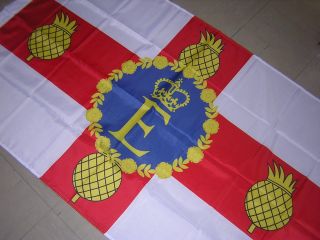 British Empire Flag Royal Standard Of Jamaica Ensign 3x5ft Gb Uk Eiir Qeii Hm