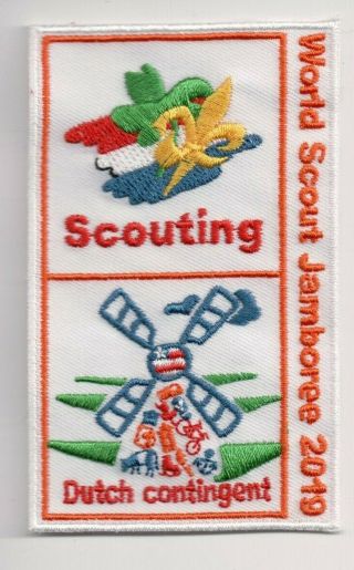 M Bsa,  2019 World Scout Jamboree,  Dutch Contingent Patch,